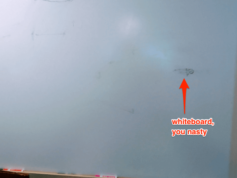 I found the best way to clean whiteboards after 9 tests Maker Josh